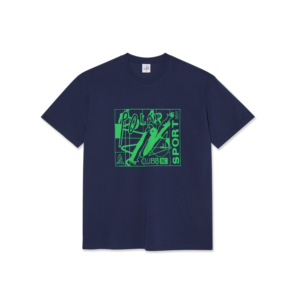 POLAR SKATE CO. - Clubb Inc Tee Dark Blue