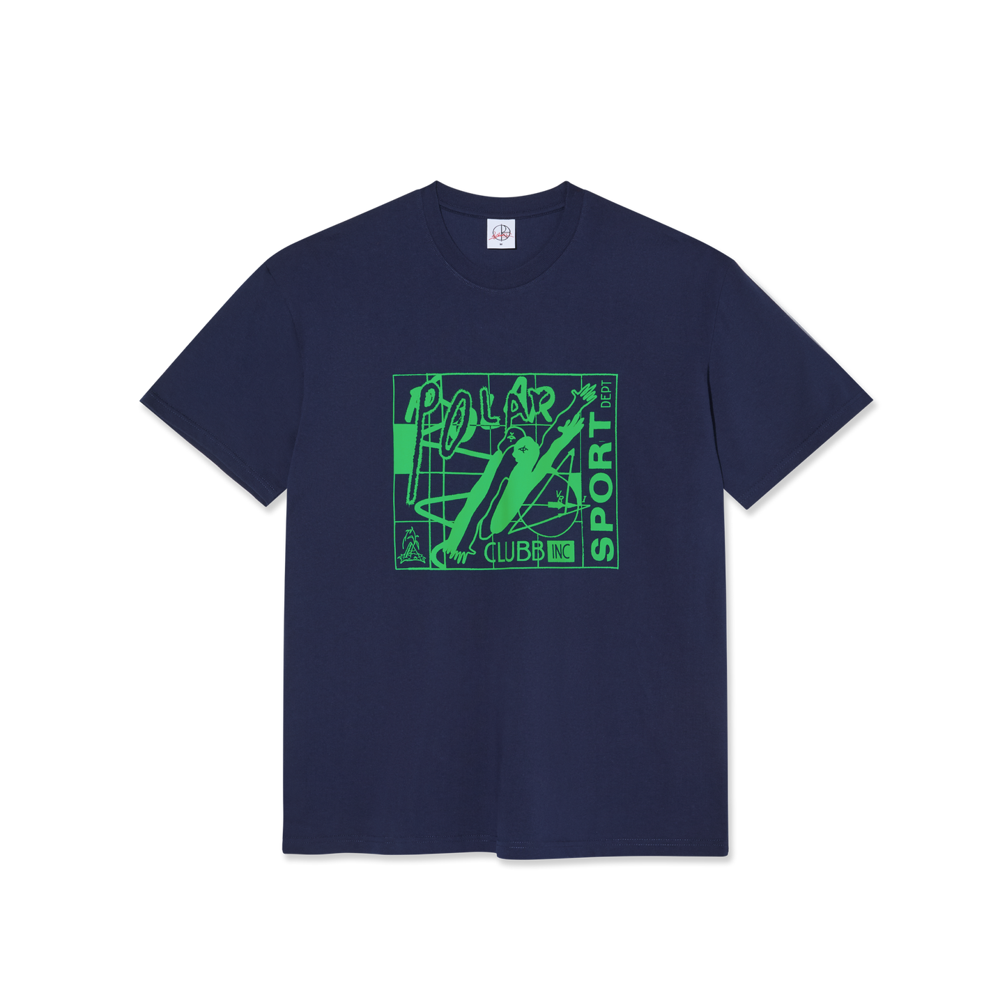 POLAR SKATE CO. - Clubb Inc Tee Dark Blue