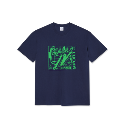 POLAR SKATE CO. - Clubb Inc Tee Dark Blue