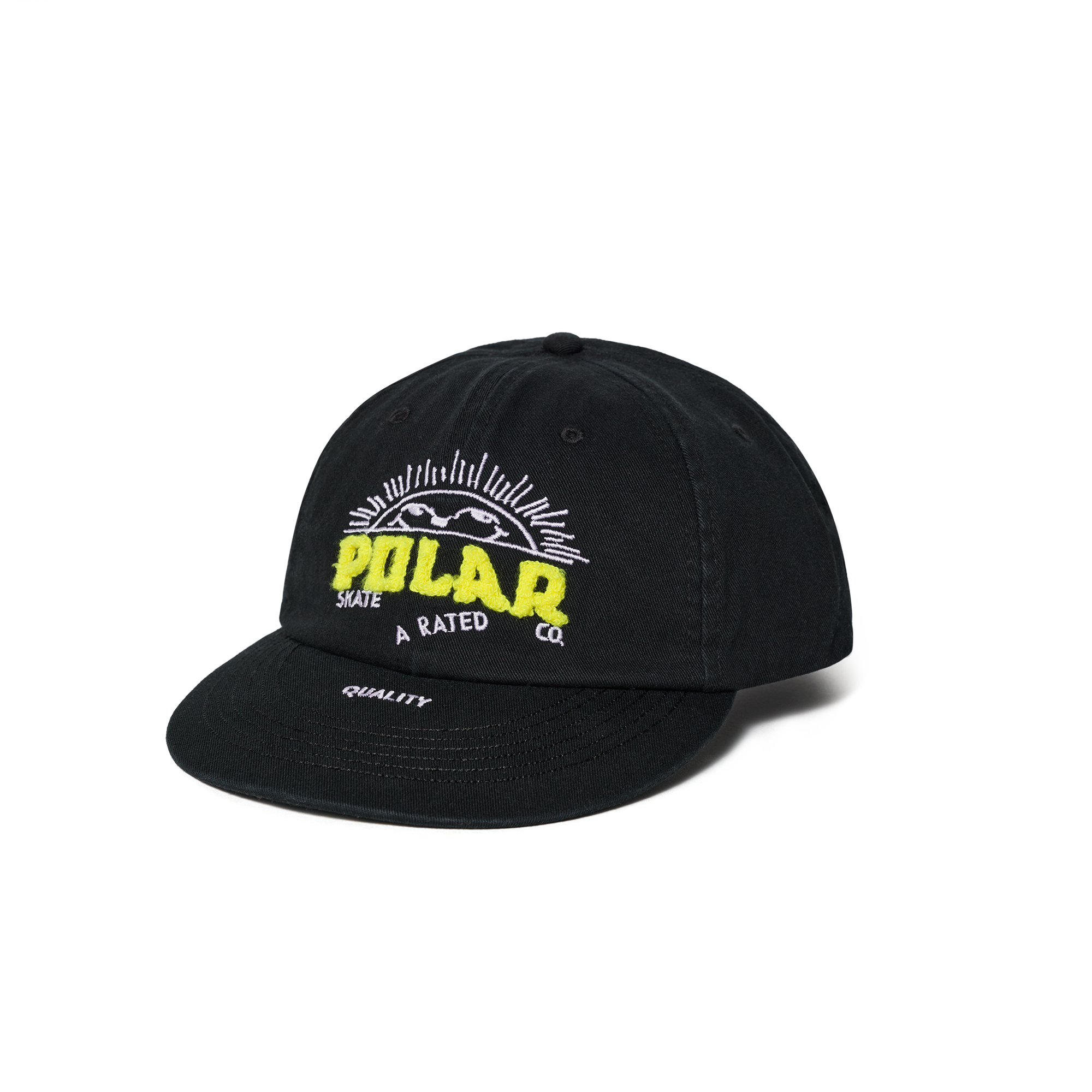 POLAR SKATE CO. - Cheeky Sun Ramy Cap Black