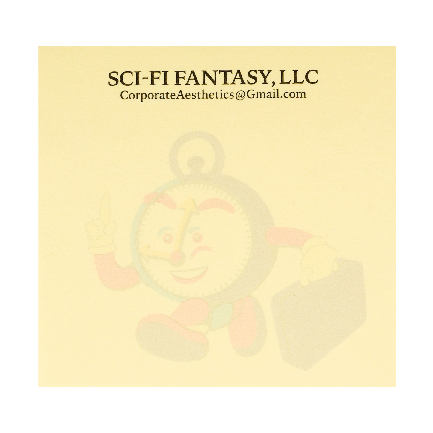 SCI-FI FANTASY - Post-It Note Yellow