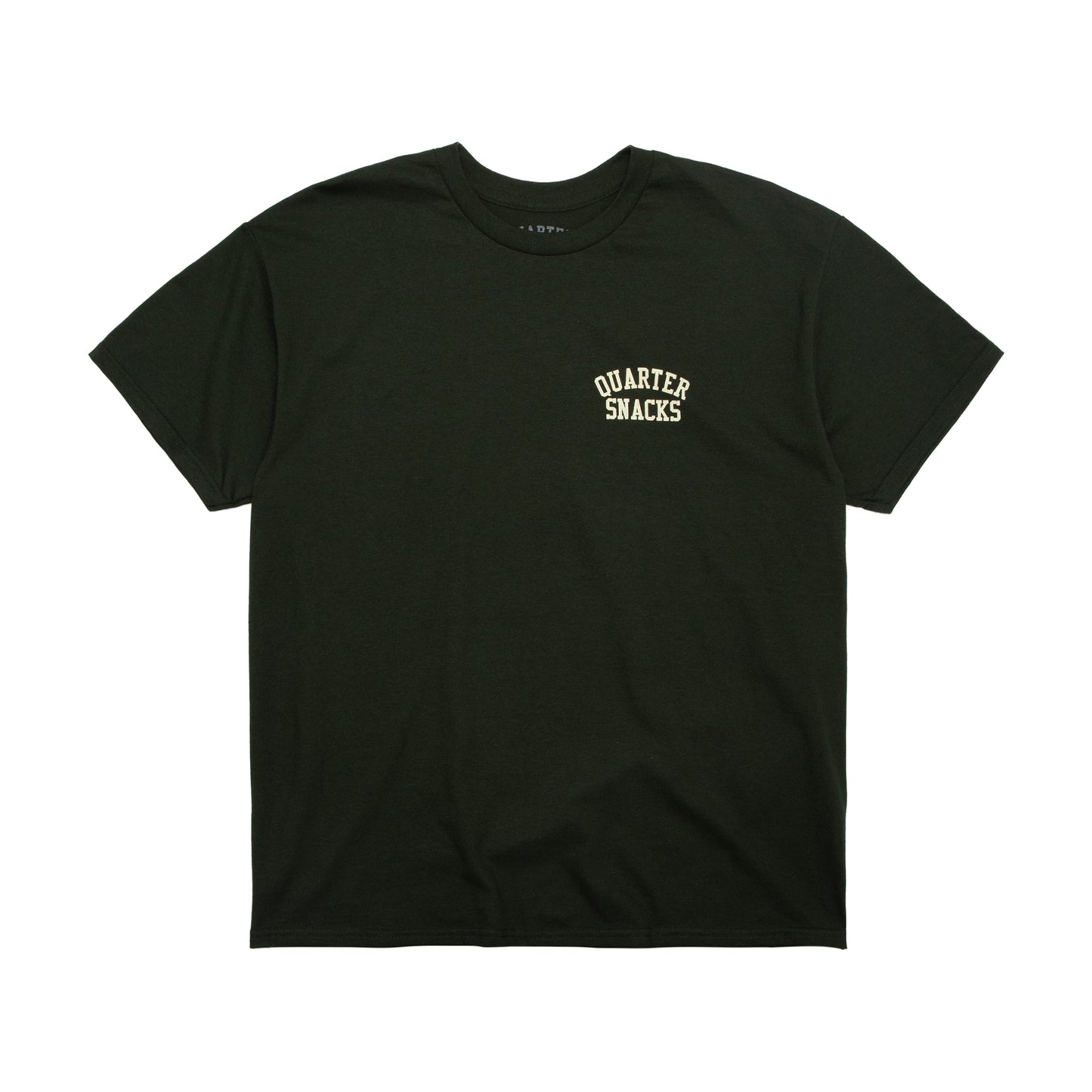 QUARTER SNACKS - Medusa Snackman Tee Forrest Green