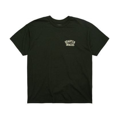 QUARTER SNACKS - Medusa Snackman Tee Forrest Green