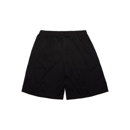 QUARTER SNACKS - 70s Logo Gym Shorts Black