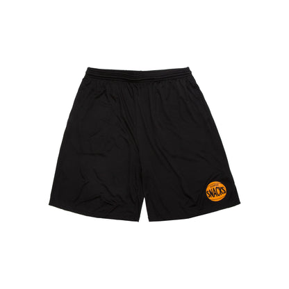 QUARTER SNACKS - 70s Logo Gym Shorts Black