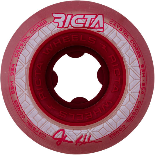 RICTA -  53mm Shanahan Crystal Cores Red 95a