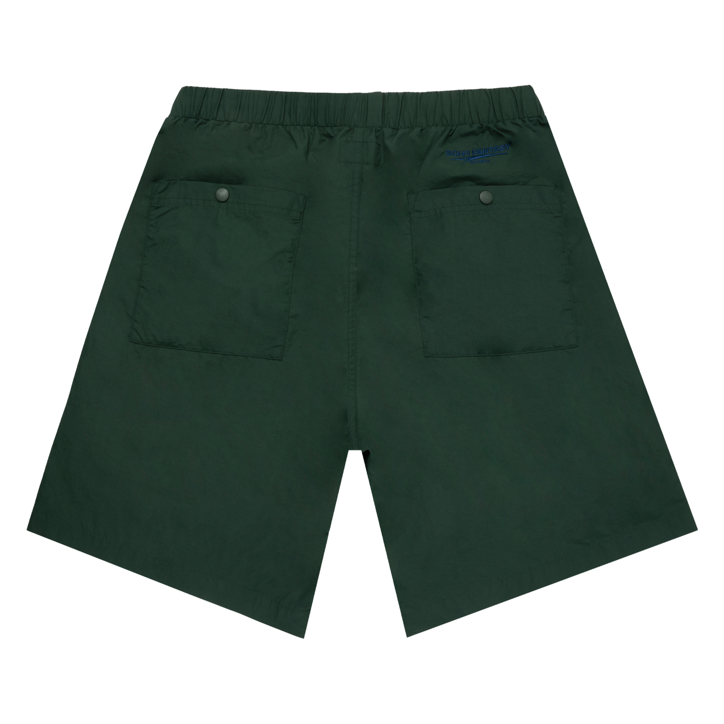 SCI-FI FANTASY - Woven Trim Shorts Teal