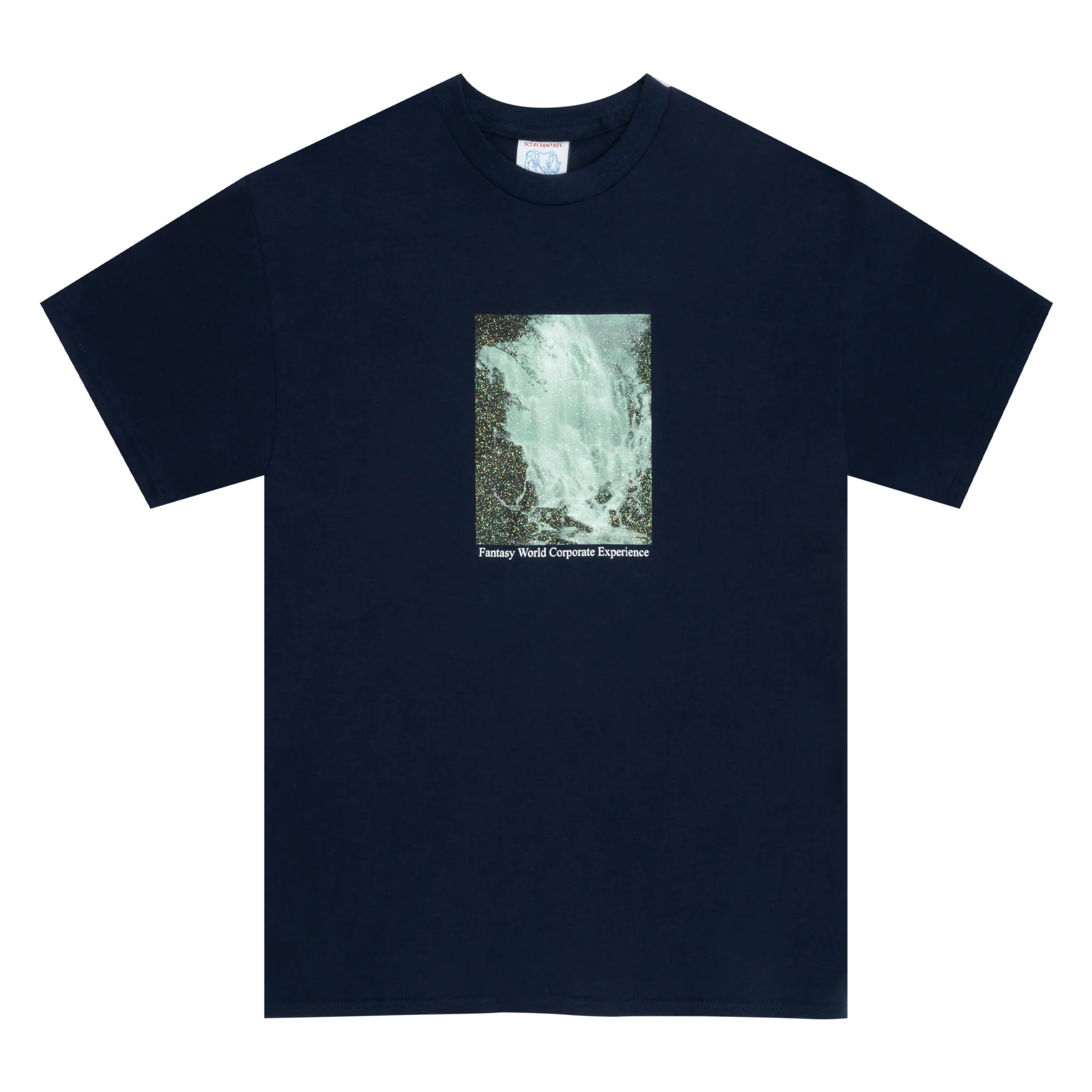 SCI-FI FANTASY - Waterfall Tee Navy