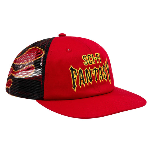 SCI-FI FANTASY - Biker Logo Hat Red