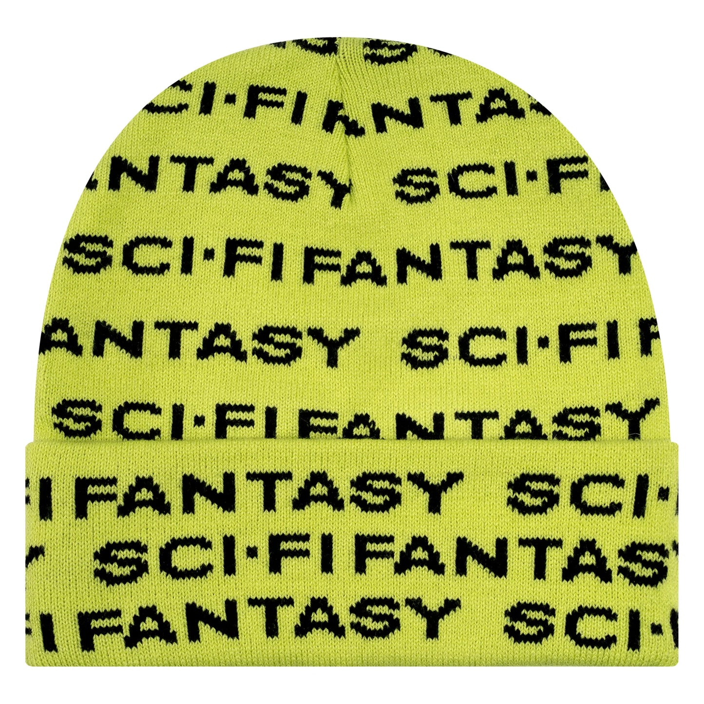 SCI-FI FANTASY - Repeat Logo Beanie Green