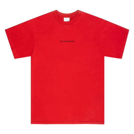 SCI-FI FANTASY - Tiny Classic Logo Tee Red