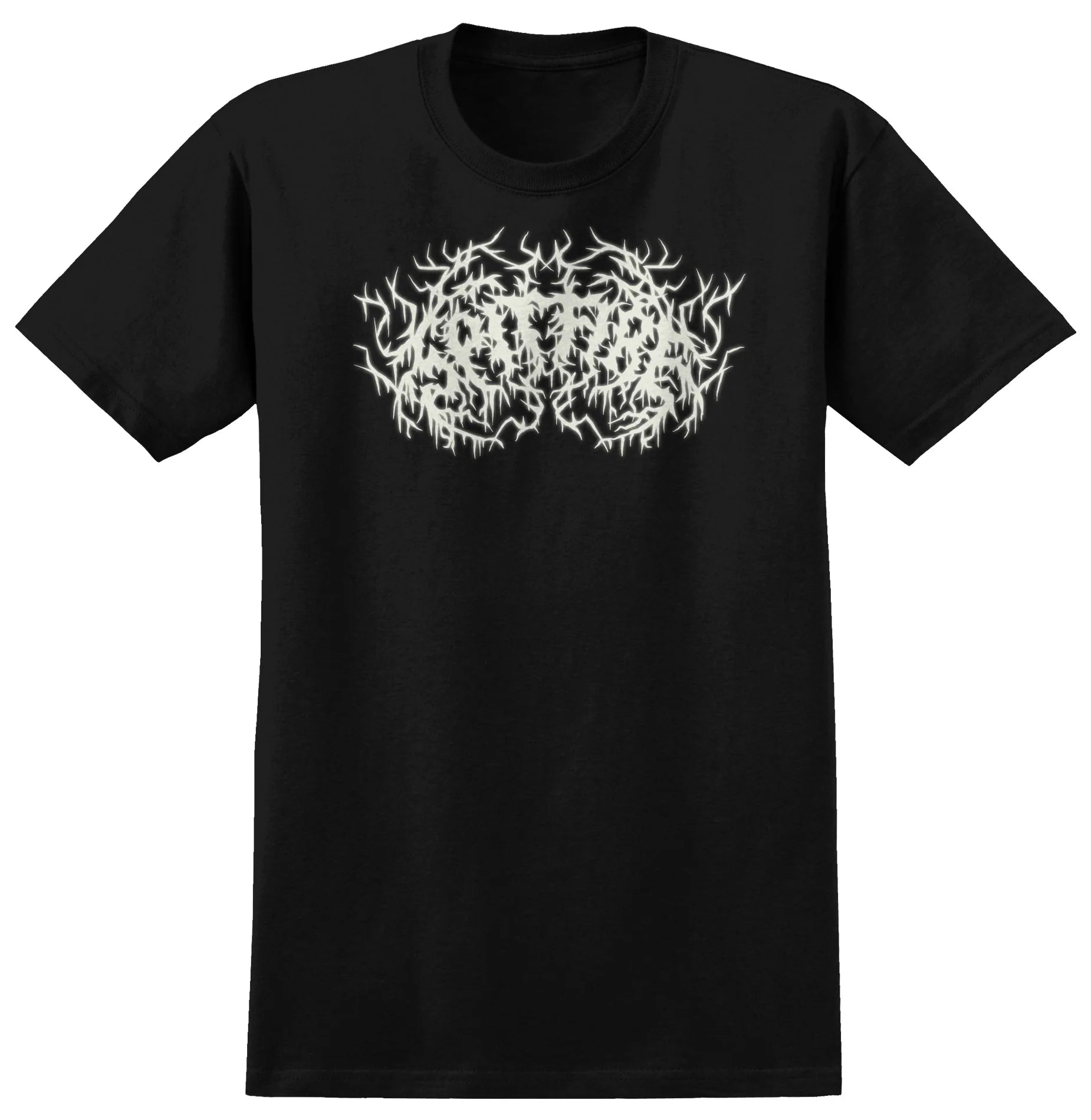 SPITFIRE - Death Mask Script Tee Black