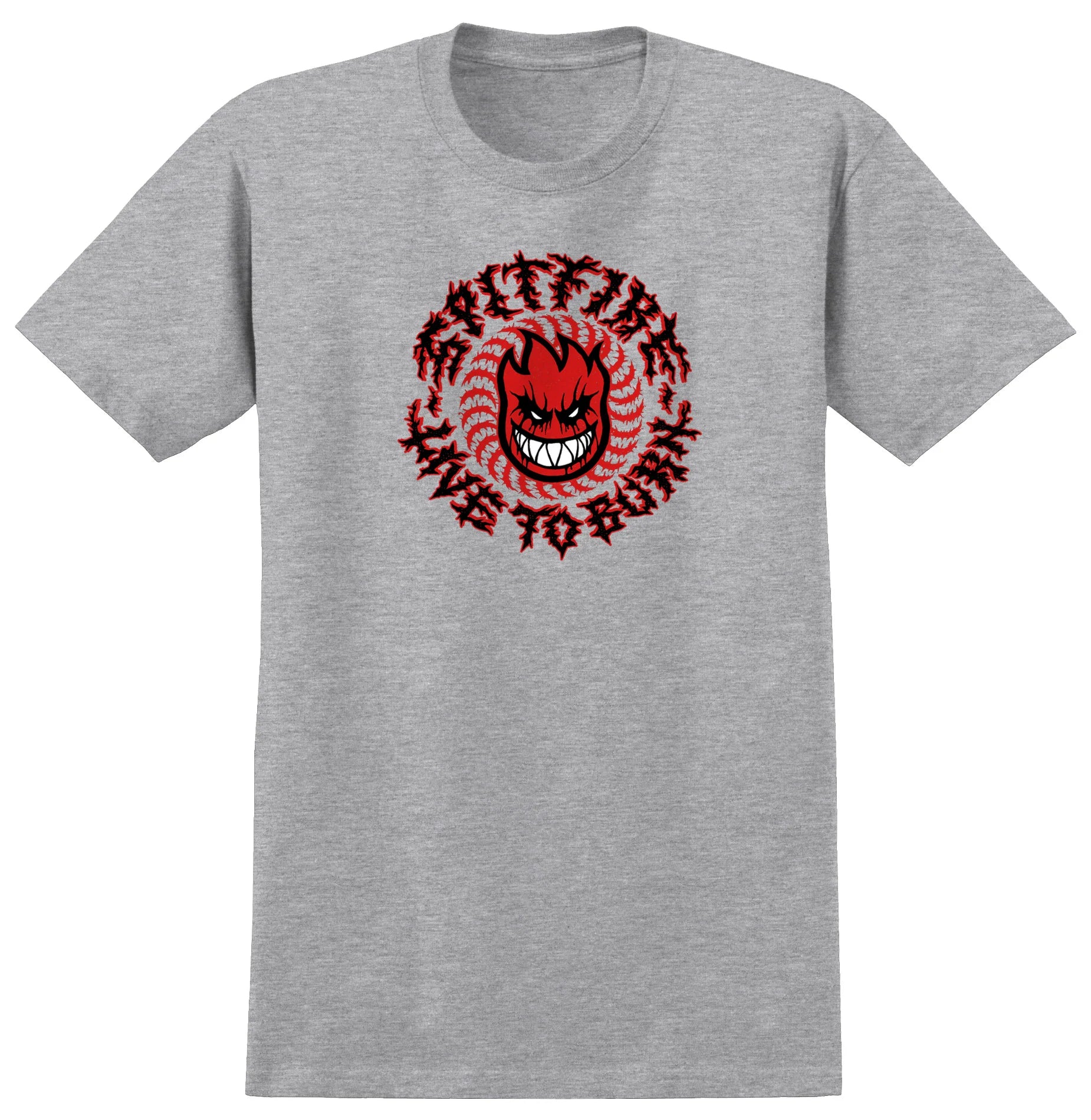SPITFIRE - Death Mask Classic Tee Heather Grey