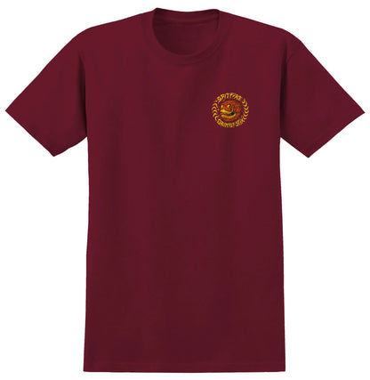 SPITFIRE - Flying Grimple Tee Burgundy