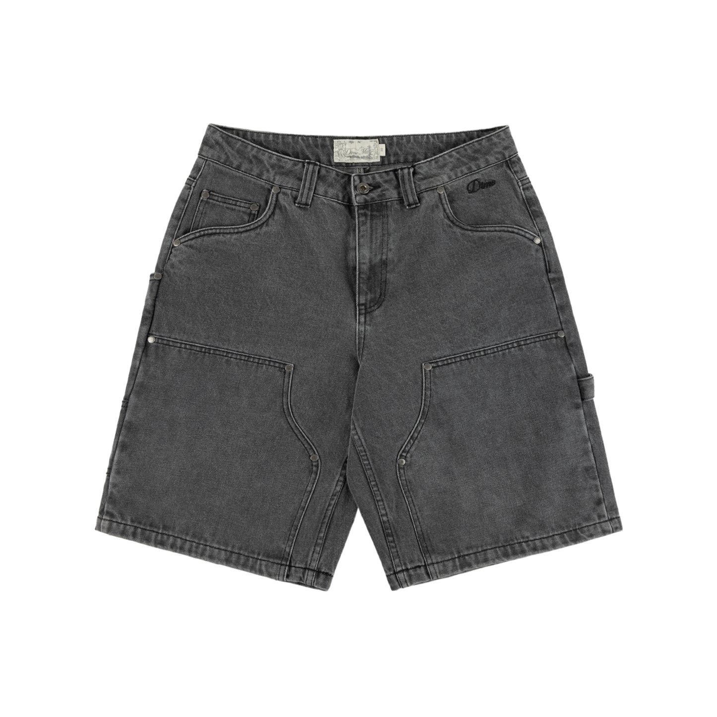 DIME - Classic Denim Shorts Washed Black