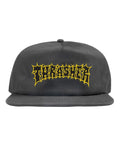 THRASHER - Spikey Snapback Charcoal