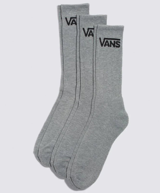 VANS - Classic Socks 3 Pack Grey