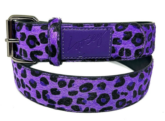 LOOSEY - Purple Cheetah Belt