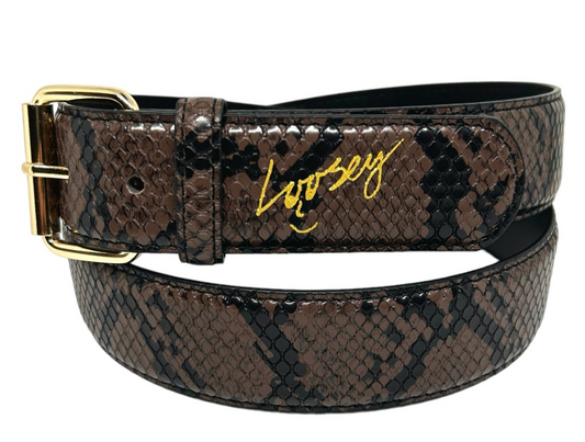 LOOSEY - Slither Brown Belt