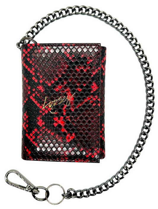LOOSEY - Snake Skin Chain Wallet