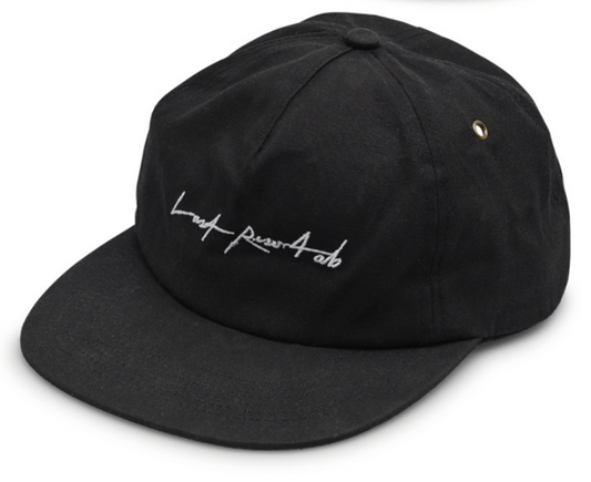 LAST RESORT AB - Low Crown 5 Panel Cap Black
