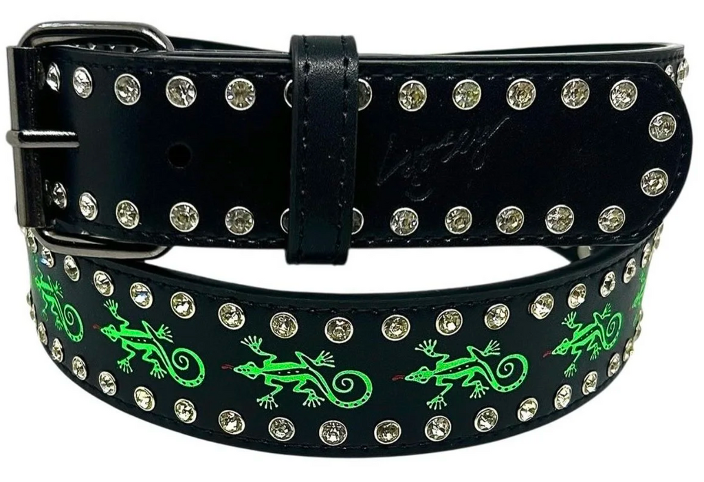 LOOSEY - Gecko Rhinestone Belt