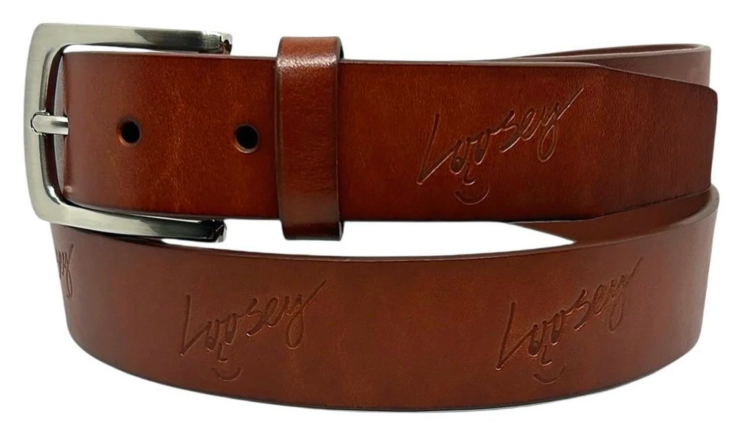 LOOSEY - Premium Brown Leather Belt