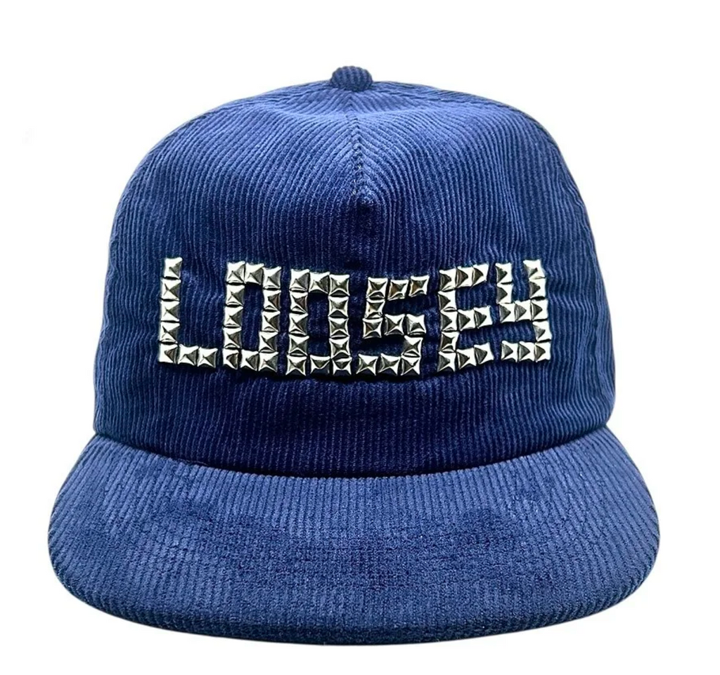 LOOSEY - Studded Snapback Navy