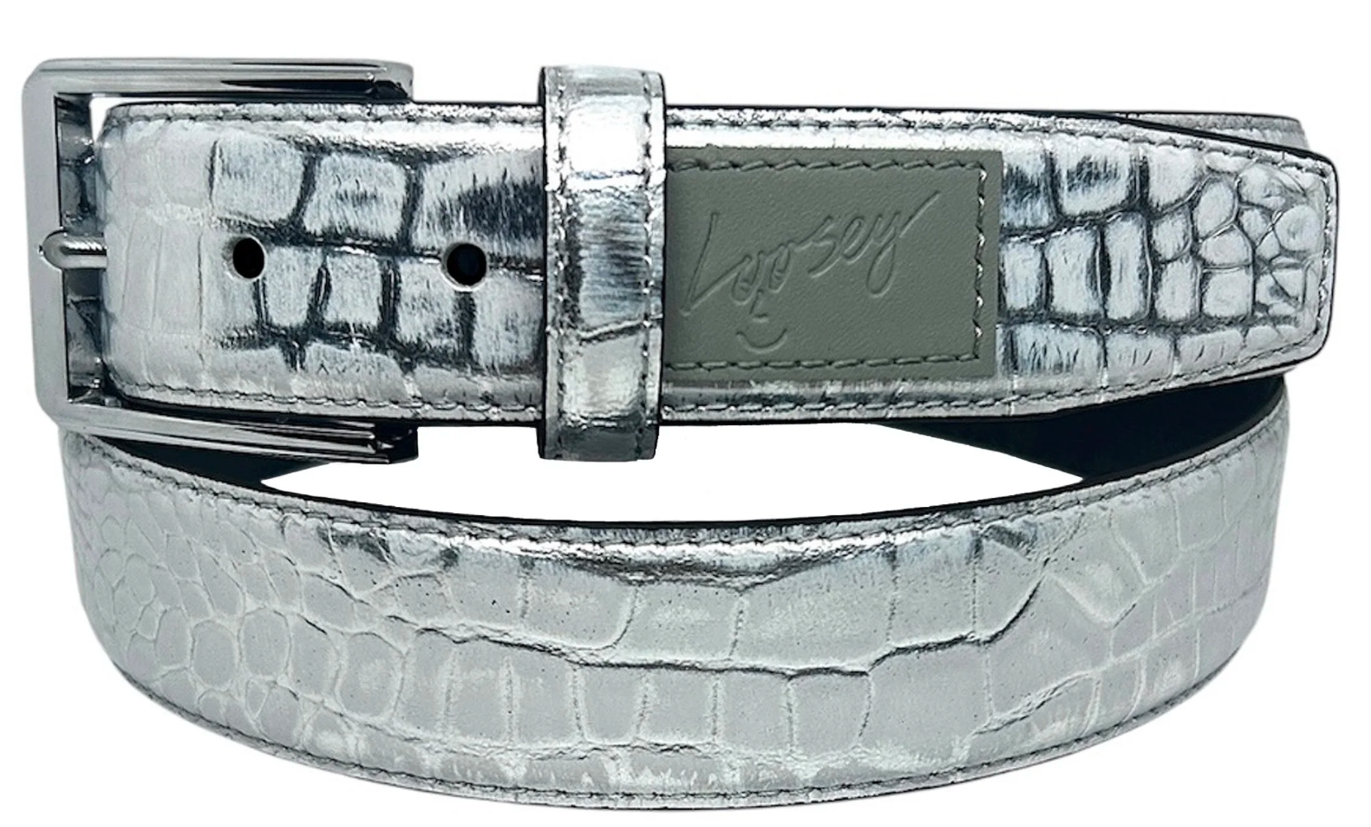 LOOSEY - Silver Surfer Croc Belt