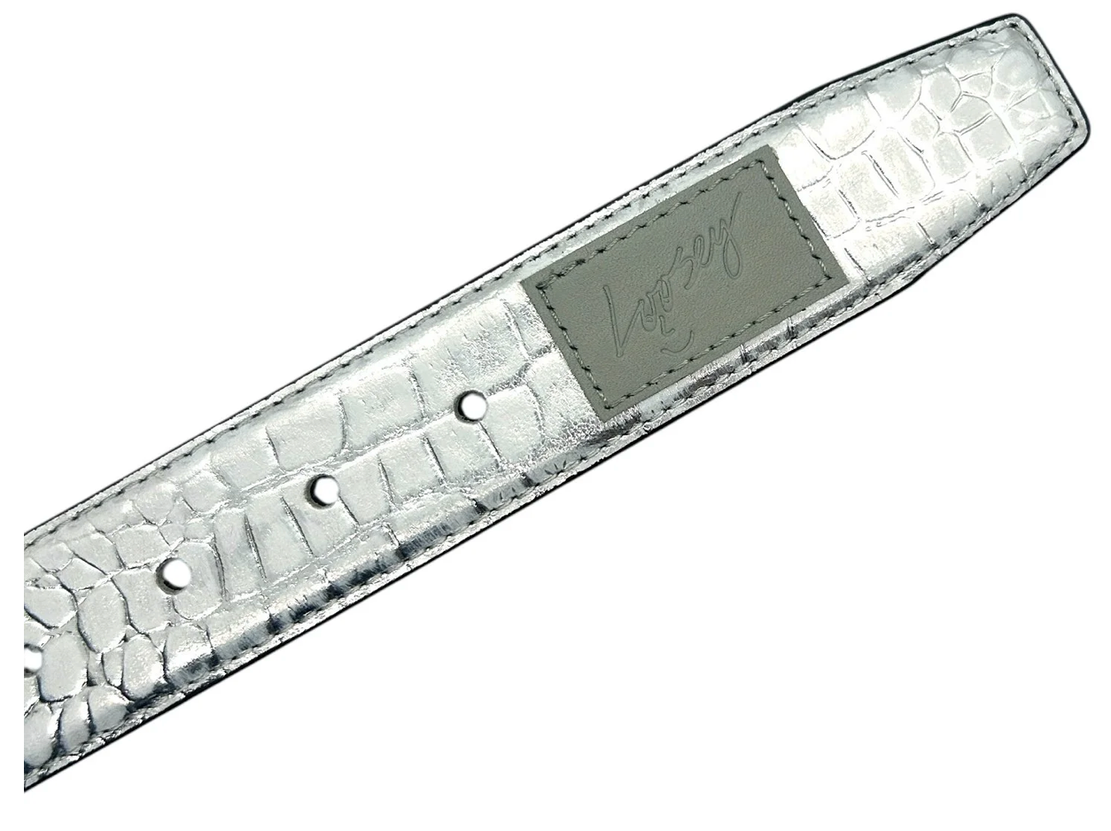 LOOSEY - Silver Surfer Croc Belt