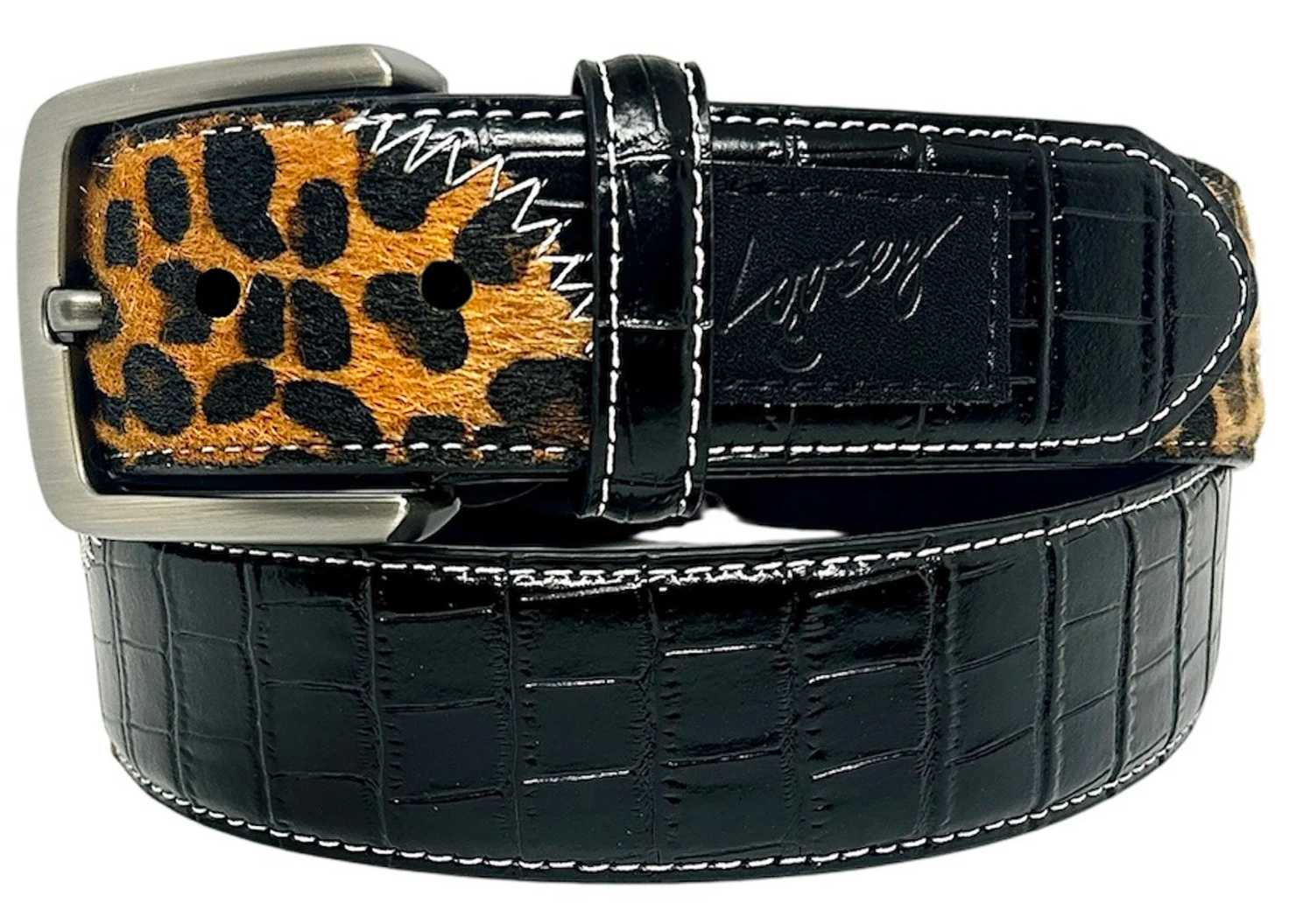 LOOSEY - Croc-Cheetah Belt