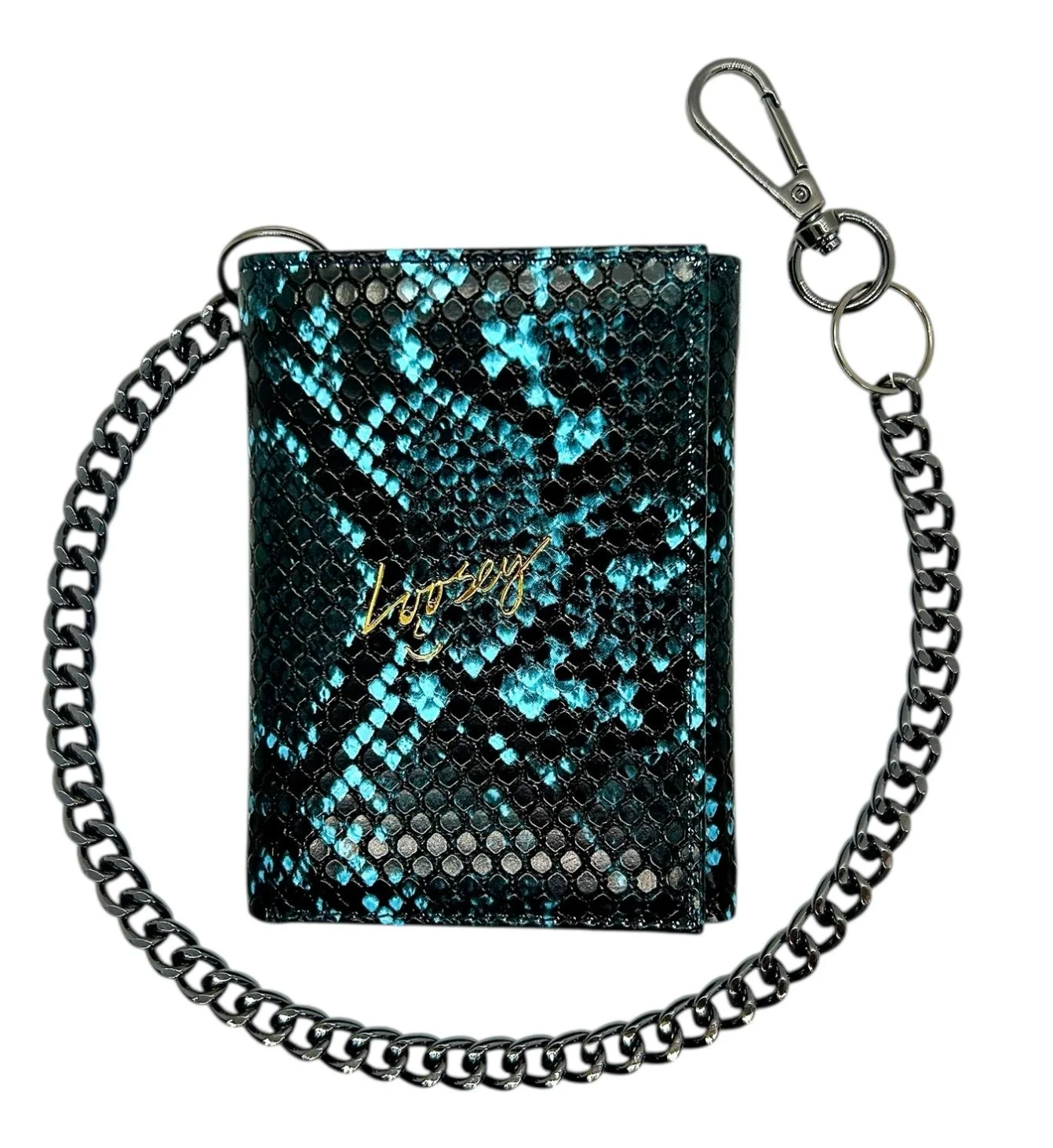 LOOSEY - Snake Chain Gang Wallet Blue