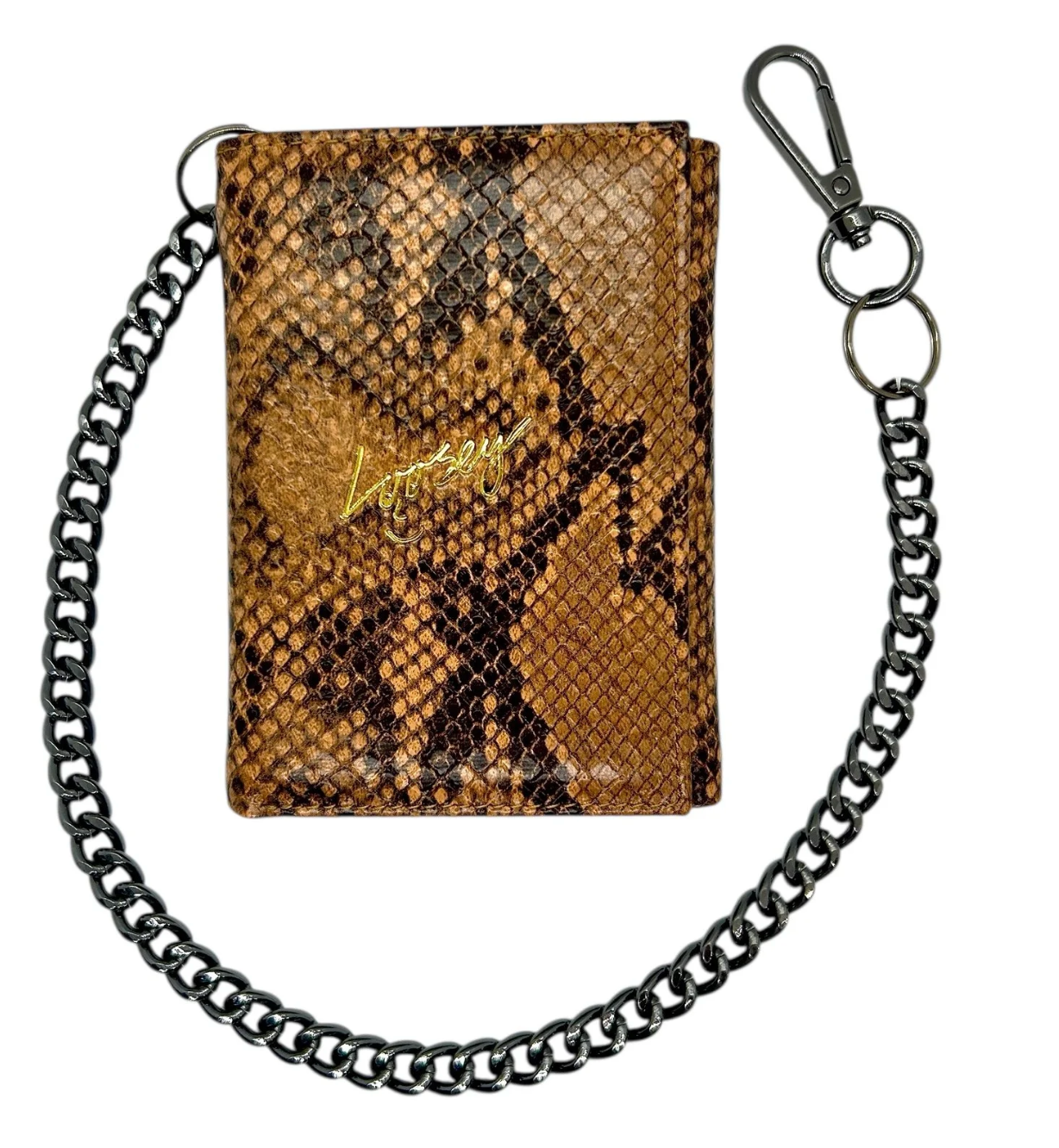 LOOSEY - Snake Chain Gang Wallet Brown