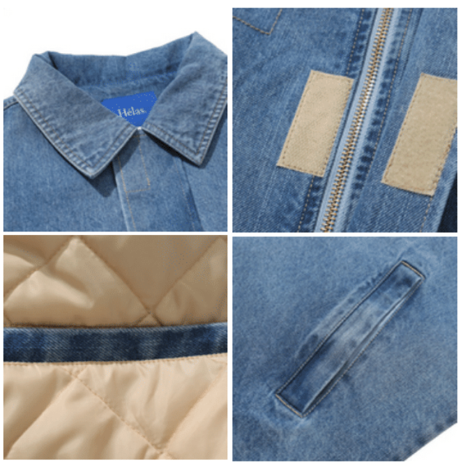 HELAS - Rentre' Padded Denim Jacket