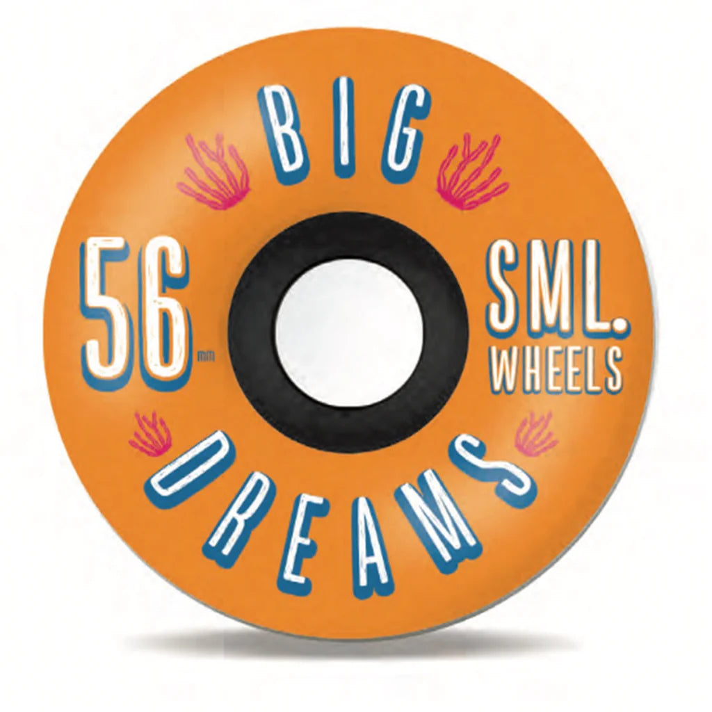 SML WHEELS - 56mm Succulent Cruiser Wheels Orange 92a