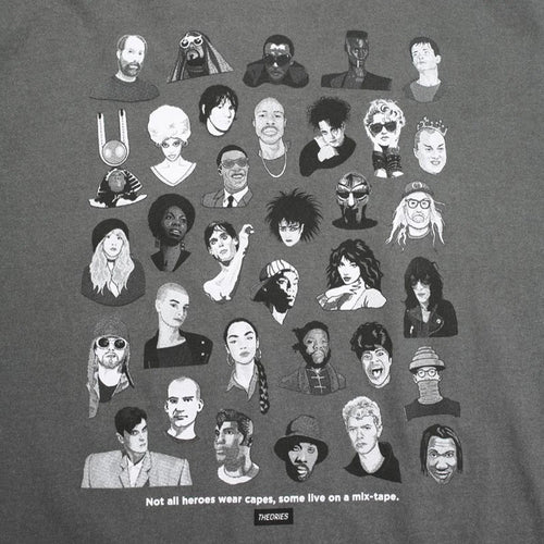 THEORIES - Mixtape Tee Faded Black