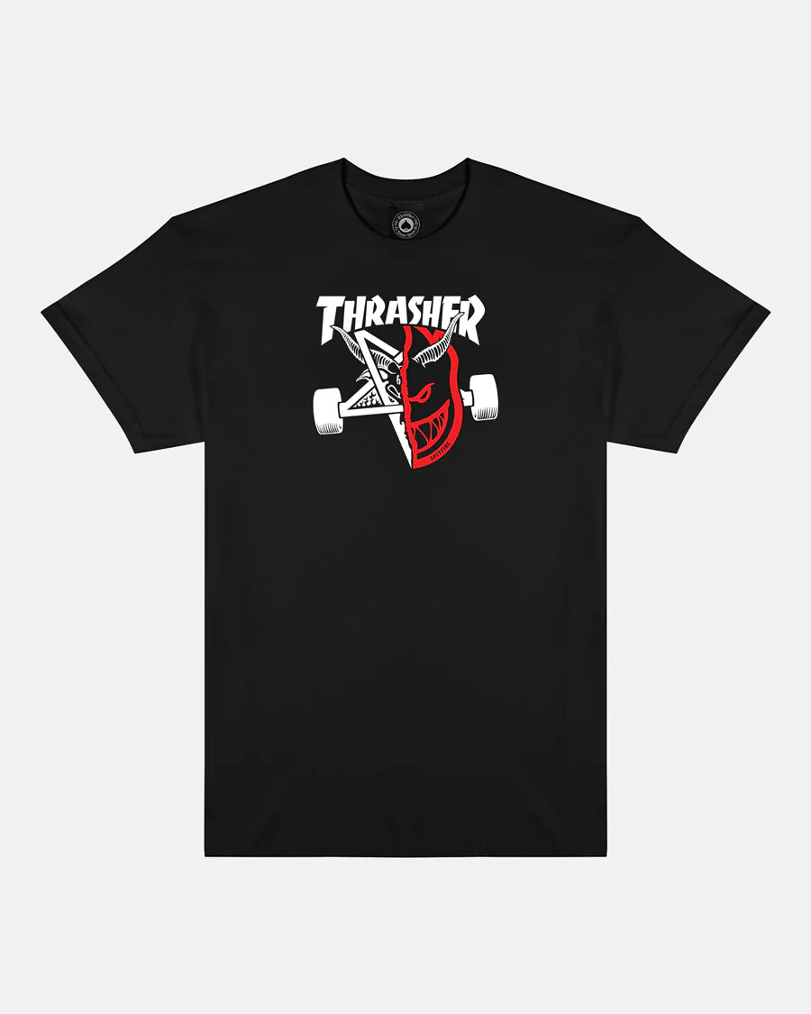 THRASHER - Spitfire Thrash & Burn Tee Black