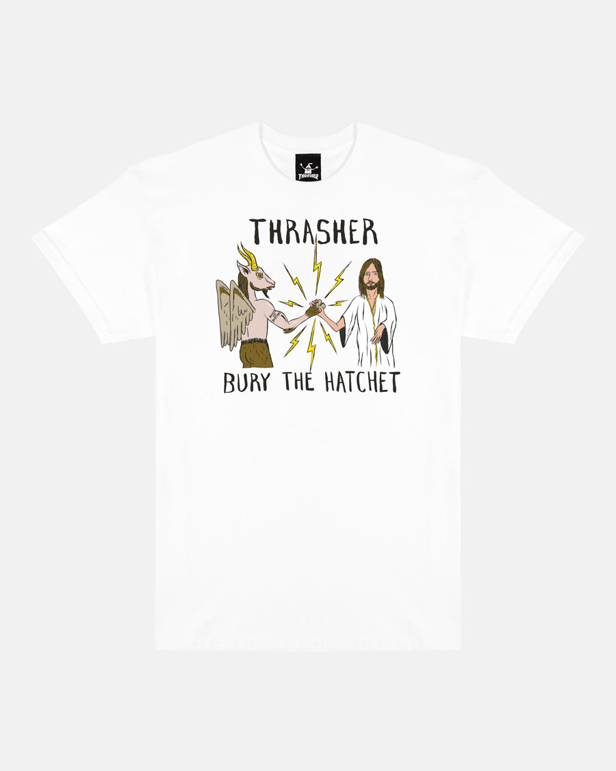 THRASHER - Toy Machine B.T.H. Tee White