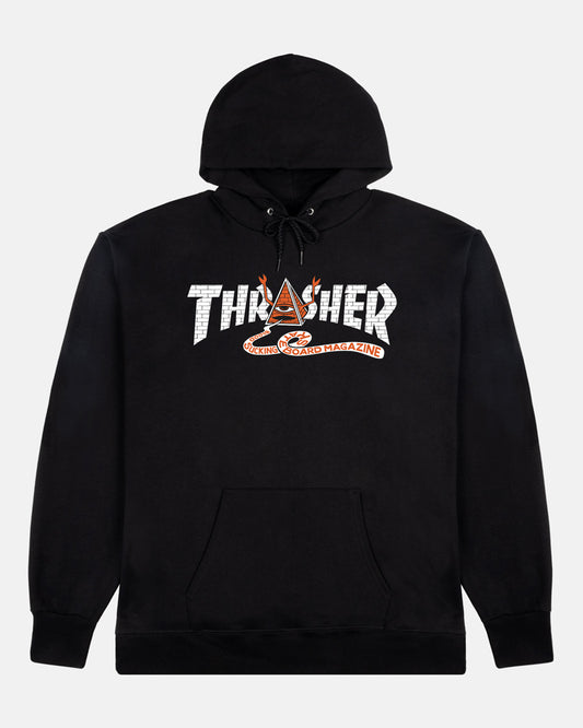 THRASHER - Toy Machine Pyramid Hoodie Black