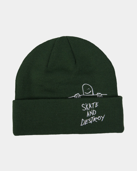 THRASHER - Gonz Fold Beanie Green