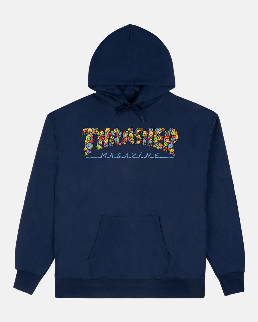 THRASHER - Smile Hoodie Navy