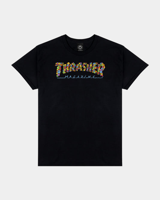 THRASHER - Smile Tee Black