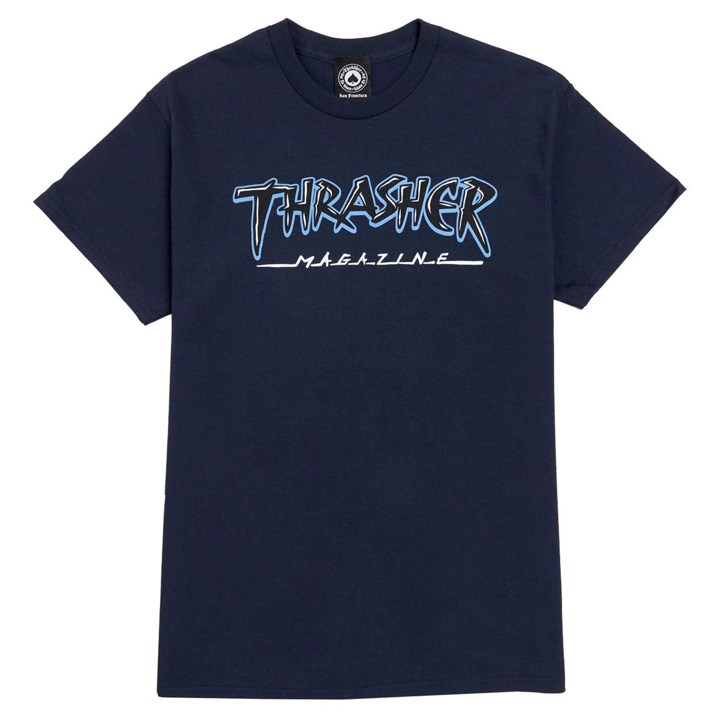 THRASHER - Slash Tee Navy