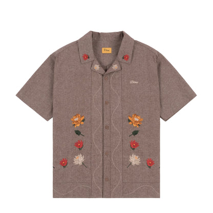 DIME - Lotus Button Up Heather Brown