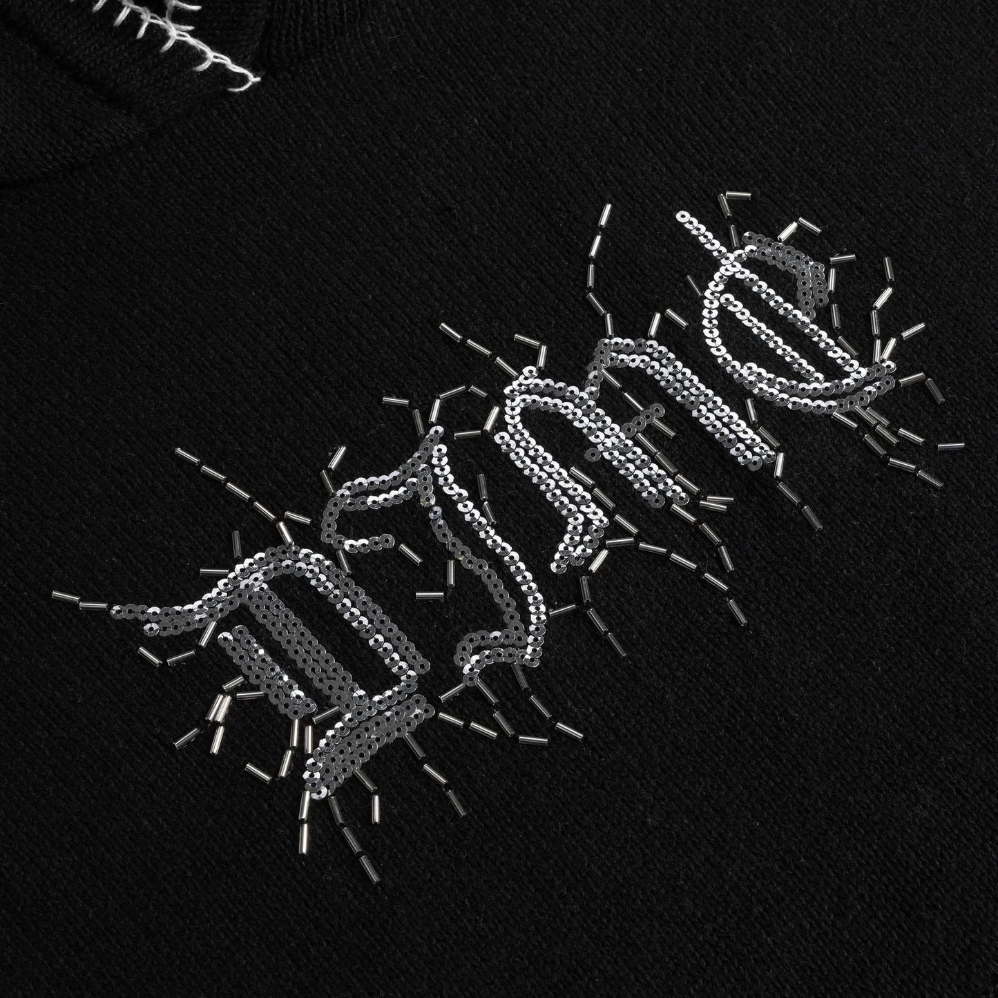 DIME - Hardcore Wool Hoodie Black