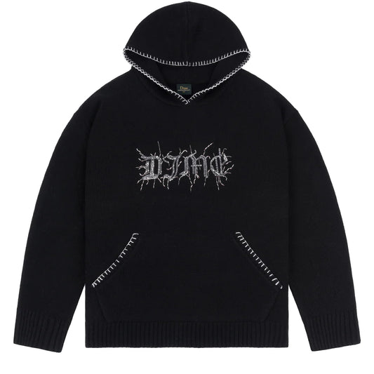 DIME - Hardcore Wool Hoodie Black