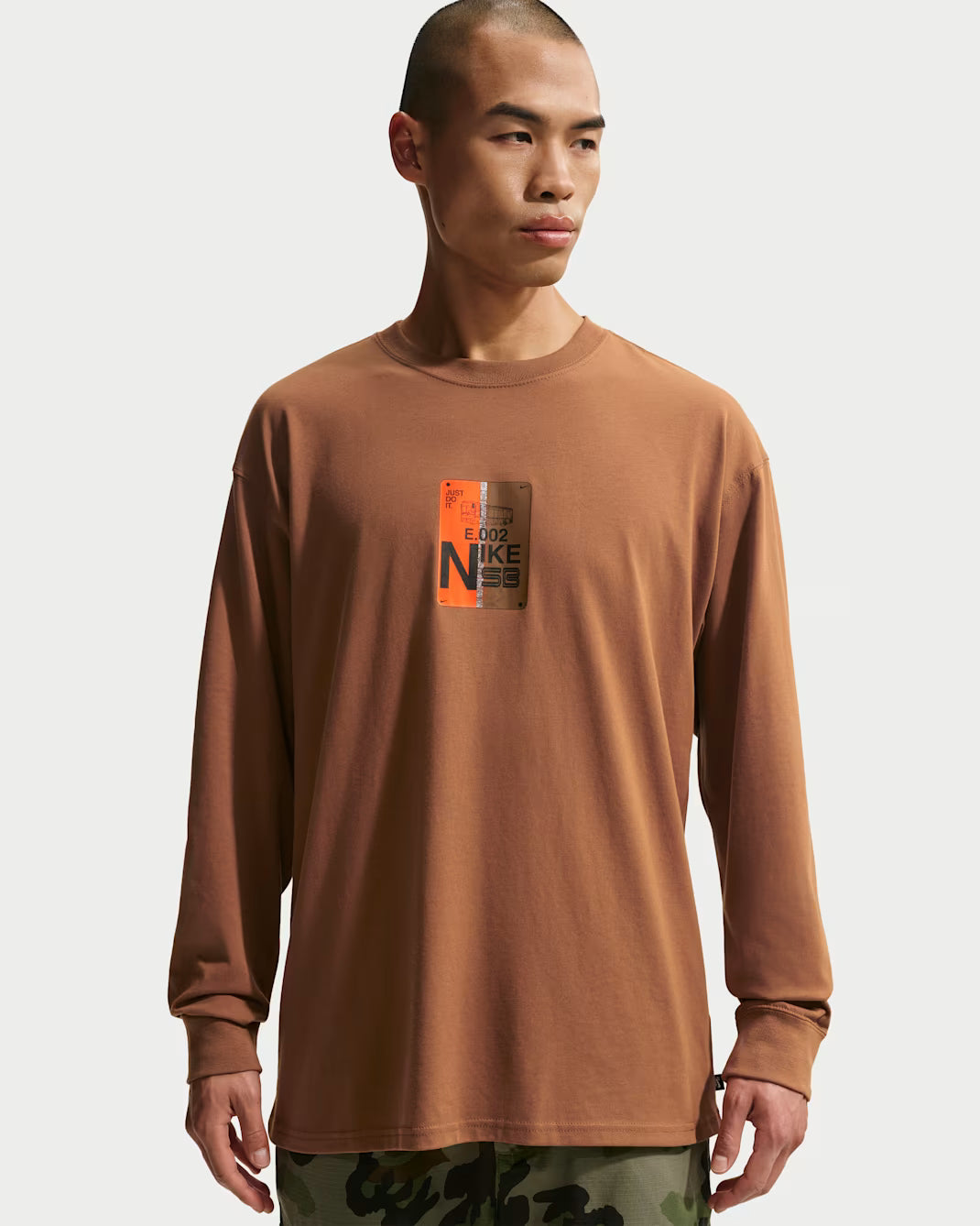 NIKE SB - Muni Long-Sleeve Loose Skate Shirt Brown