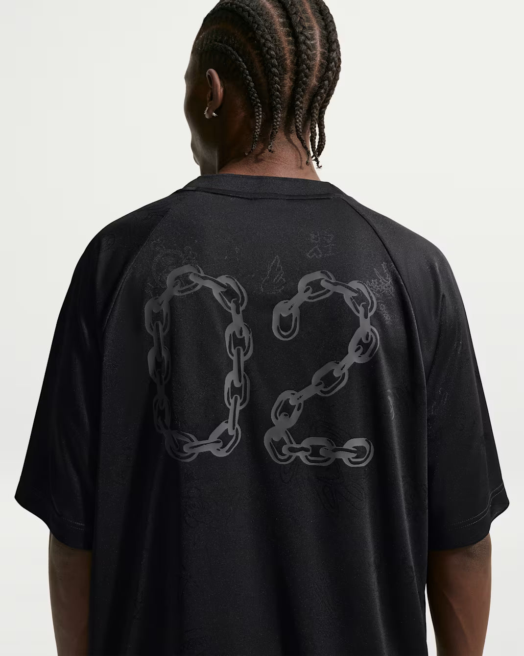 NIKE SB - Jacquard Skate Jersey Top Black