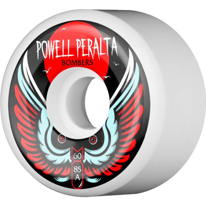 POWELL PERALTA - 60mm Bomber 3 White 85a