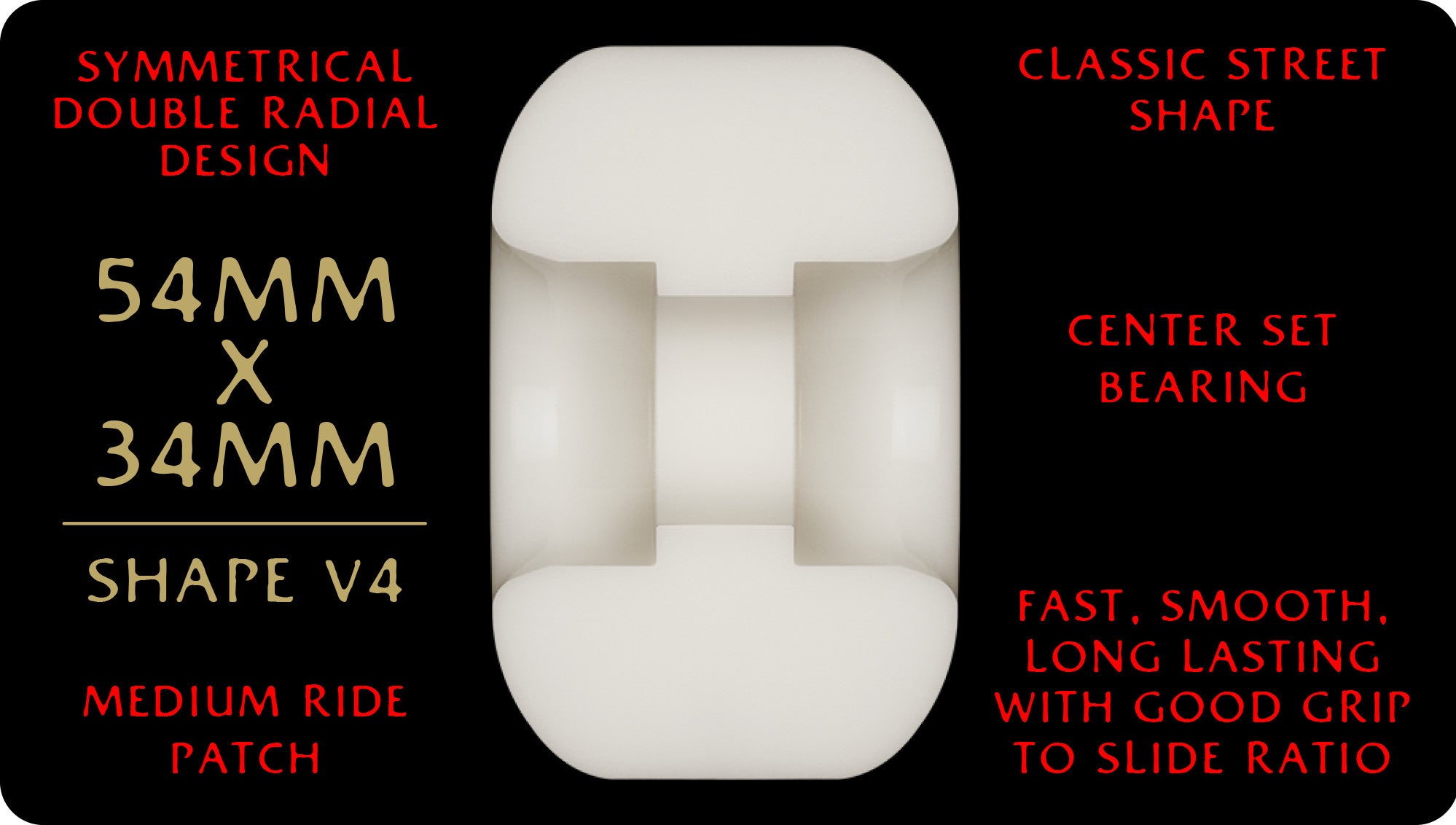 POWELL PERALTA - 54mm Dragon Formula Red V4 93A